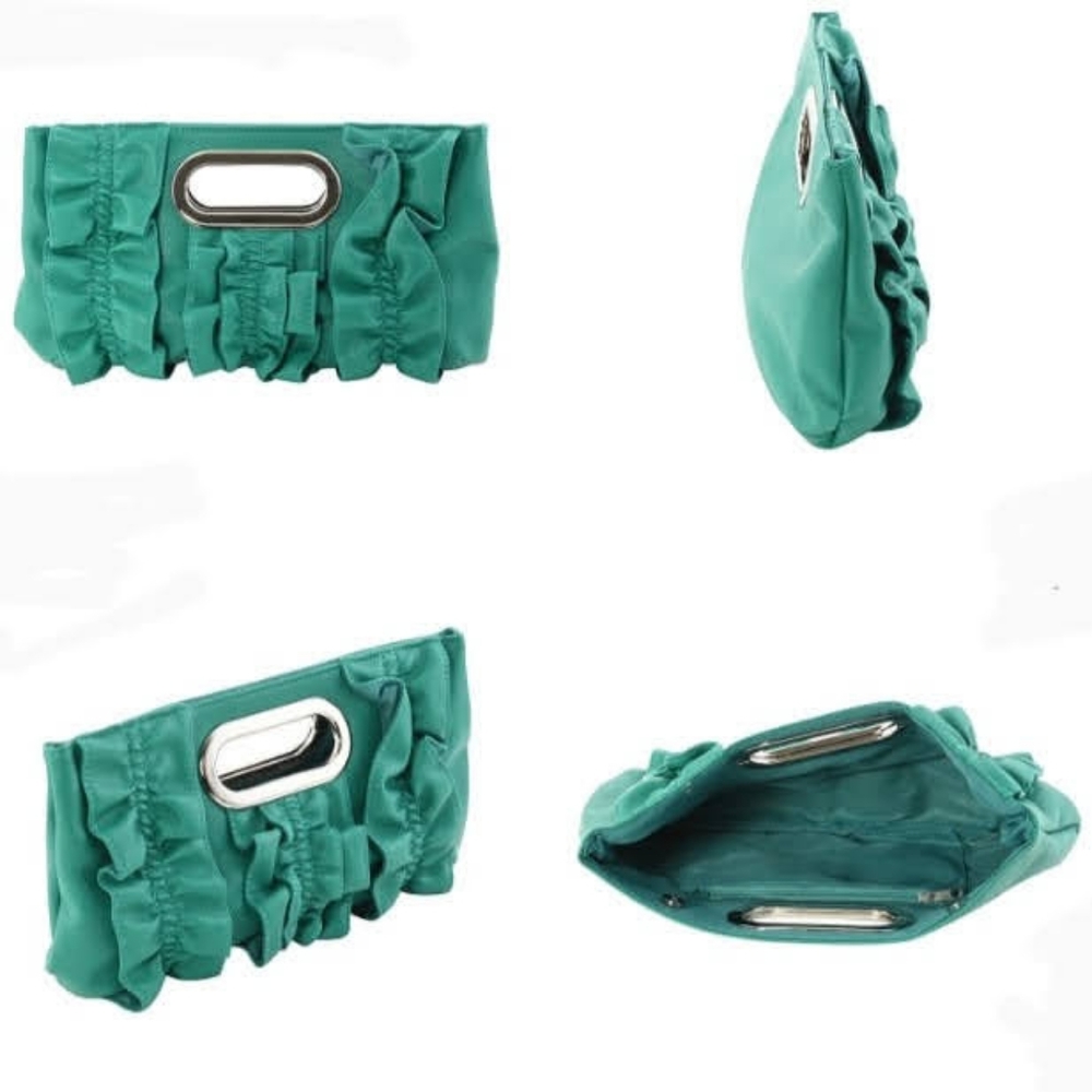 CUTE GREEN CLUTCH - Picture 2 of 3